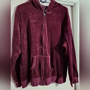 Active USA Maroon Knit Hoodie